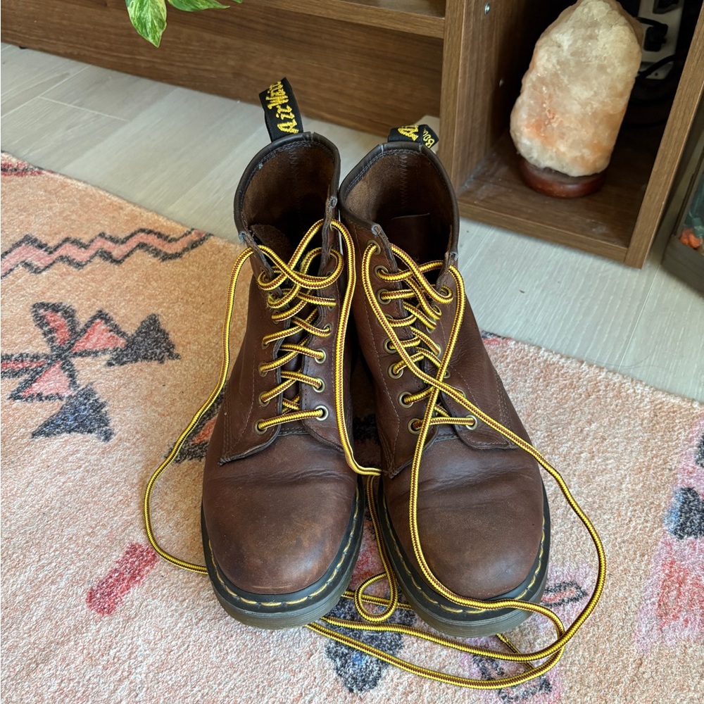 Dr. Martens Brown Leather Boots